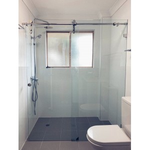 Sero-Frameless Sliding Door Wall to Wall 2 panels Set up Shower Screen 1151-1200*2000H